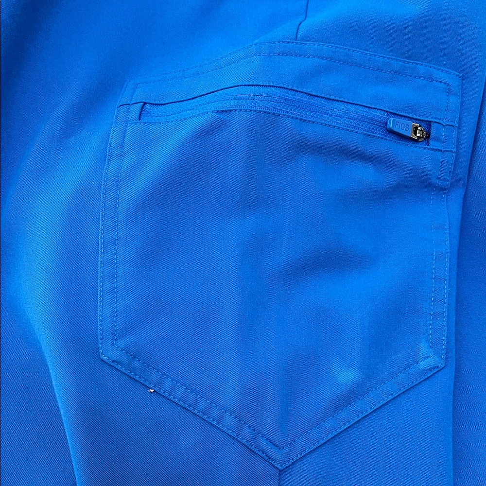 Figs Women's Blue Jogger Pants Size XL /T Side & Back Pockets Drawstring Waist - Picture 13 of 13